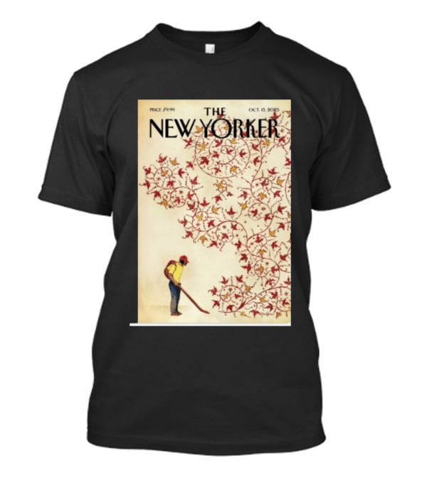 The New Yorker October 13 2025 Brian Stauffer Winds Of Change Vintage Cover T-Shirt