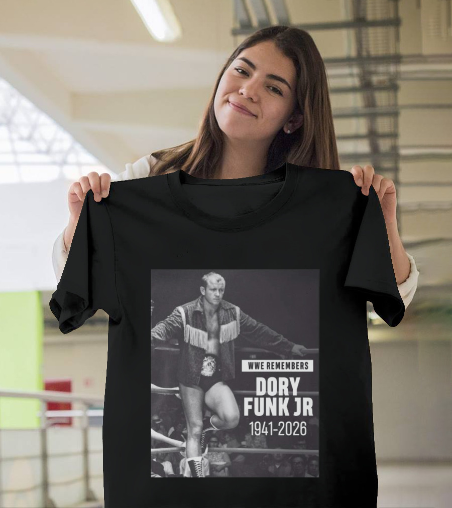 WWE Remembers Dory Funk Jr 1941 2026 T-Shirt
