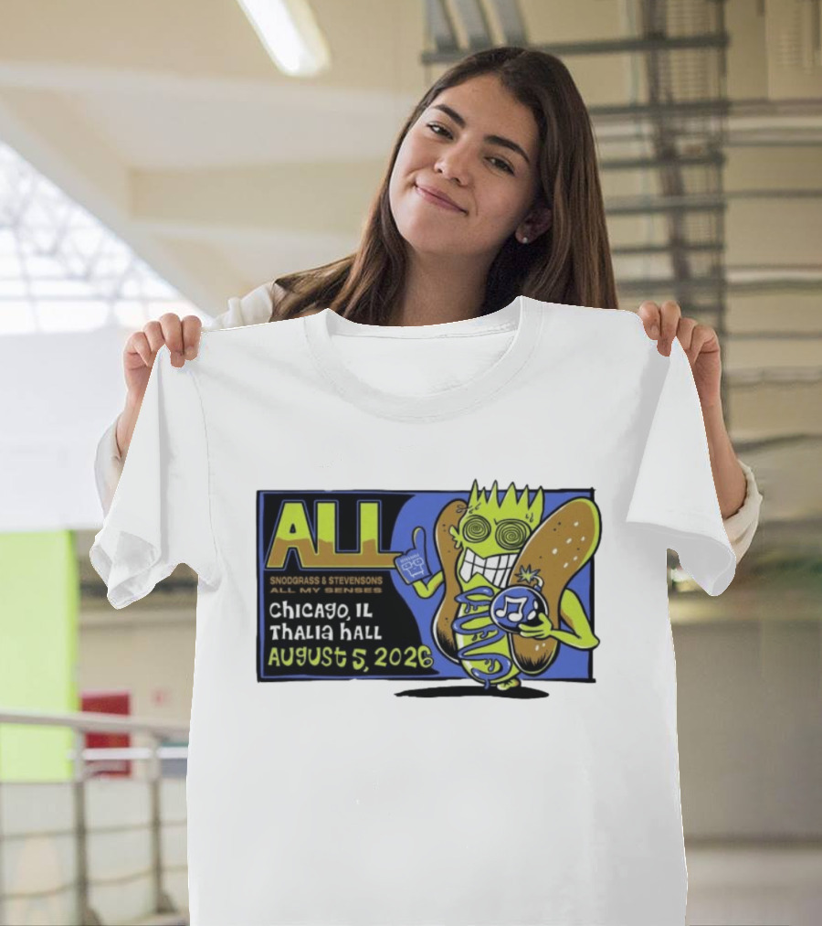 ALL Snodgrass Stevensons Chicago Thalia Hall August 5 2026 T-Shirt