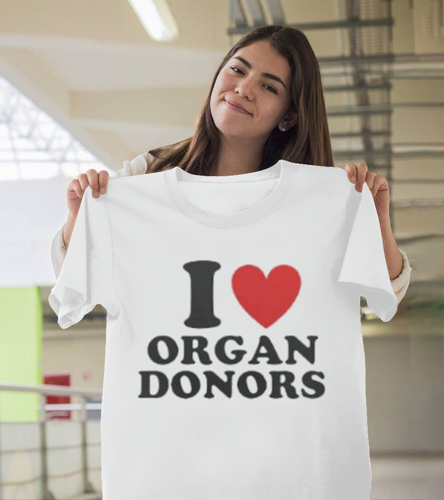 Buffalo Sabres I Love Organ Donors White T-Shirt