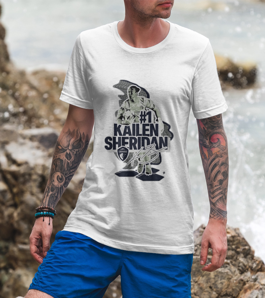 Kailen Sheridan North Carolina Courage #1 Signature Collection T-Shirt