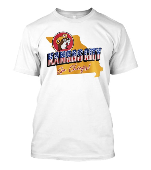 Kansas City Chiefs Buc Ees Go Chiefs Patriotic Kansas City T-Shirt