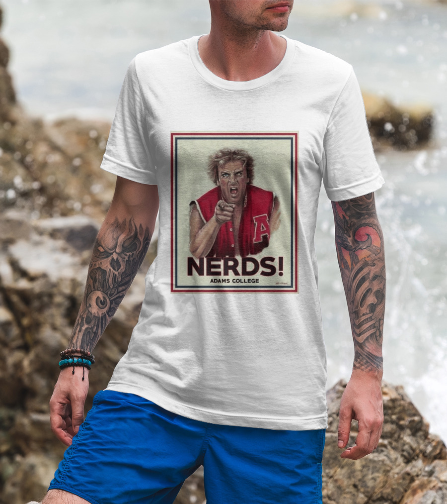 Adams College Nerds Remembering Donald Gibb 1954 2026 T-Shirt