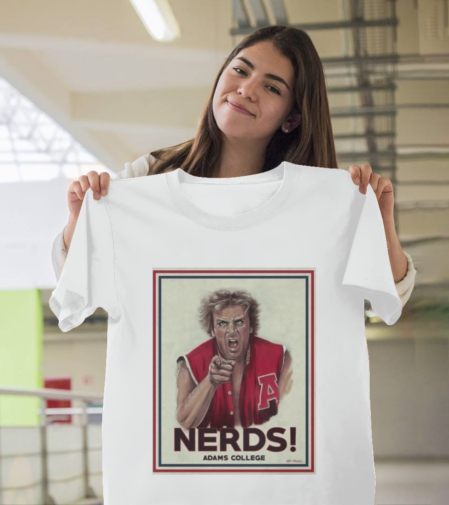Adams College Nerds Remembering Donald Gibb 1954 2026 T-Shirt