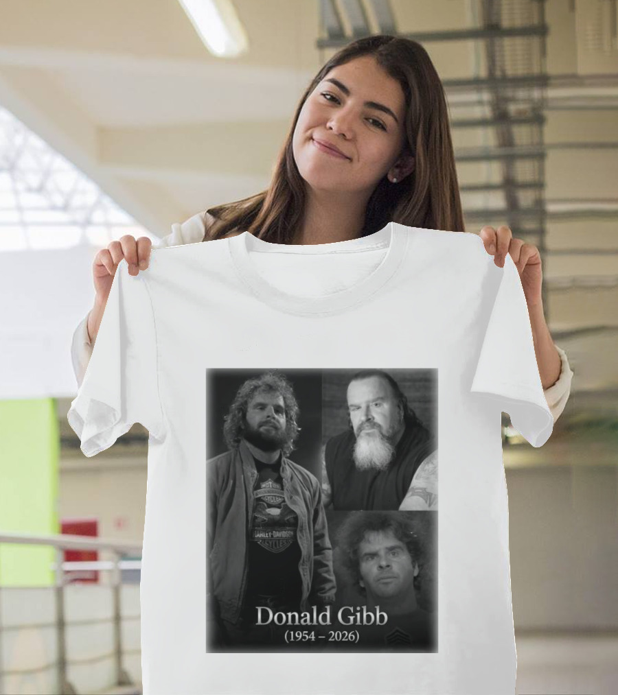 Donald Gibb 1954 2026 Harley Davidson T-Shirt