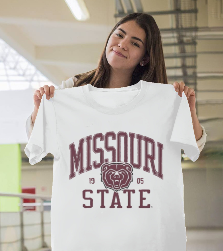 Missouri State Bears 1905 Collegiate Spirit Bear Head T-Shirt