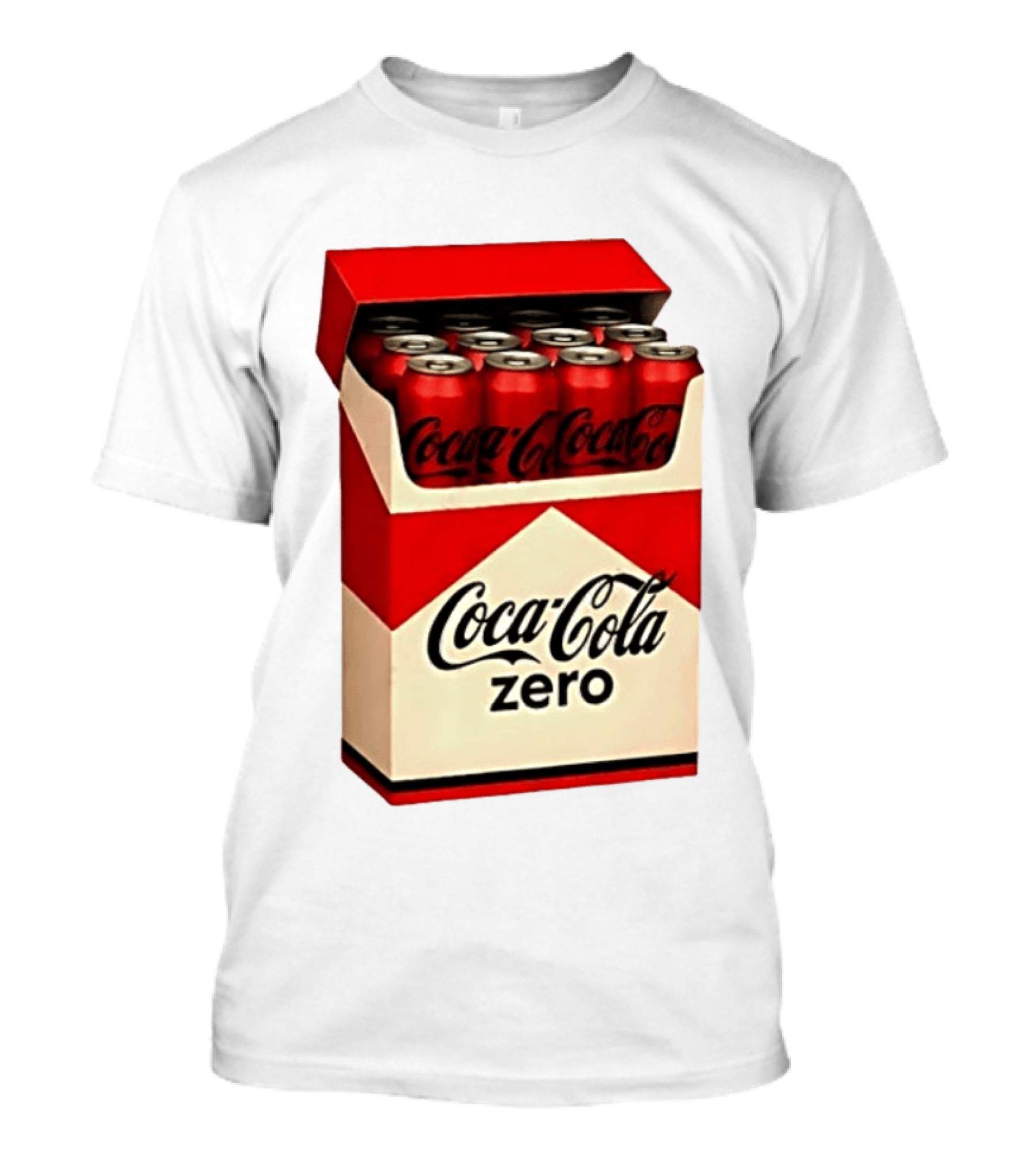 Coca Cola Zero Take The Edge Off Red Box Cans T-Shirt
