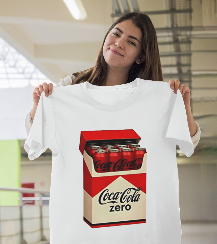 Coca Cola Zero Take The Edge Off Red Box Cans T-Shirt