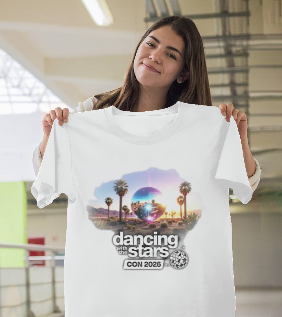 Dancing With The Stars Con 2026 Disco Desert Palm Oasis T-Shirt