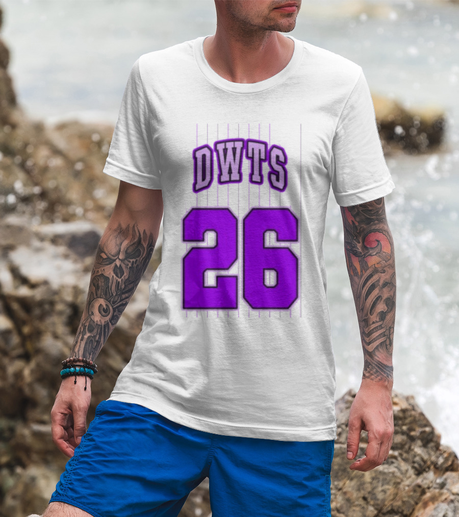 Dancing With The Stars DWTS Glitter Games 26 Jersey T-Shirt