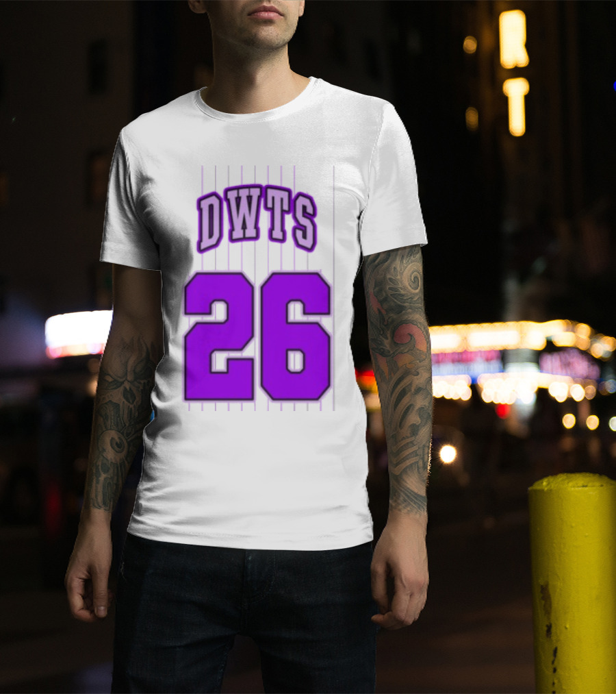 Dancing With The Stars DWTS Glitter Games 26 Jersey T-Shirt