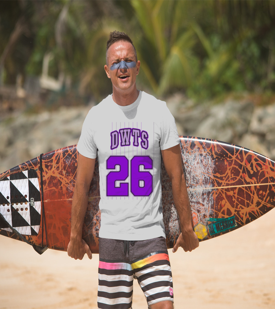 Dancing With The Stars DWTS Glitter Games 26 Jersey T-Shirt