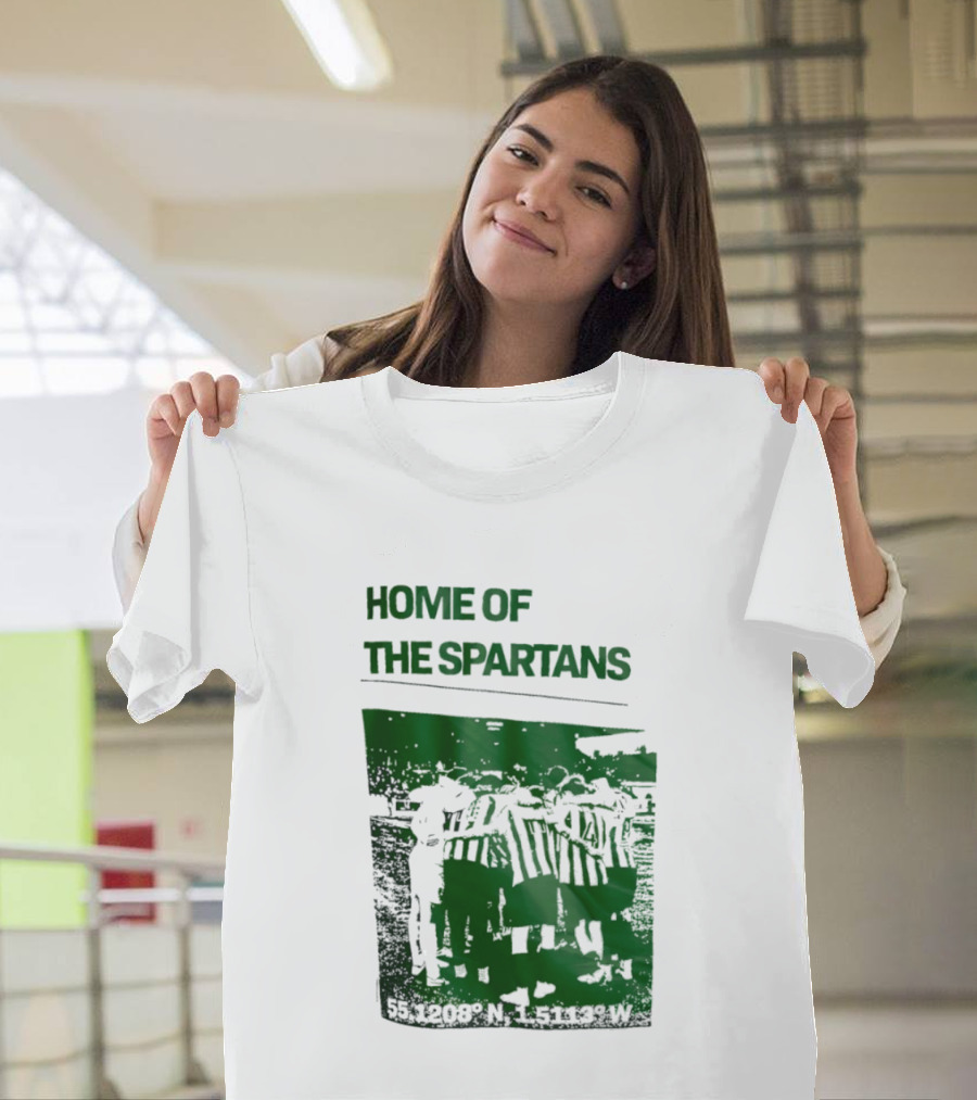Home Of The Spartans 55.1208° N 15113° W T-Shirt