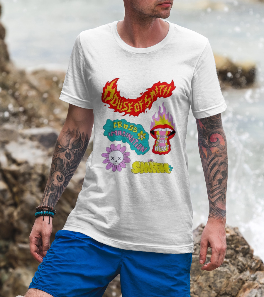 House Of Smith Cross Imagination Follow Your Heart Smith T-Shirt
