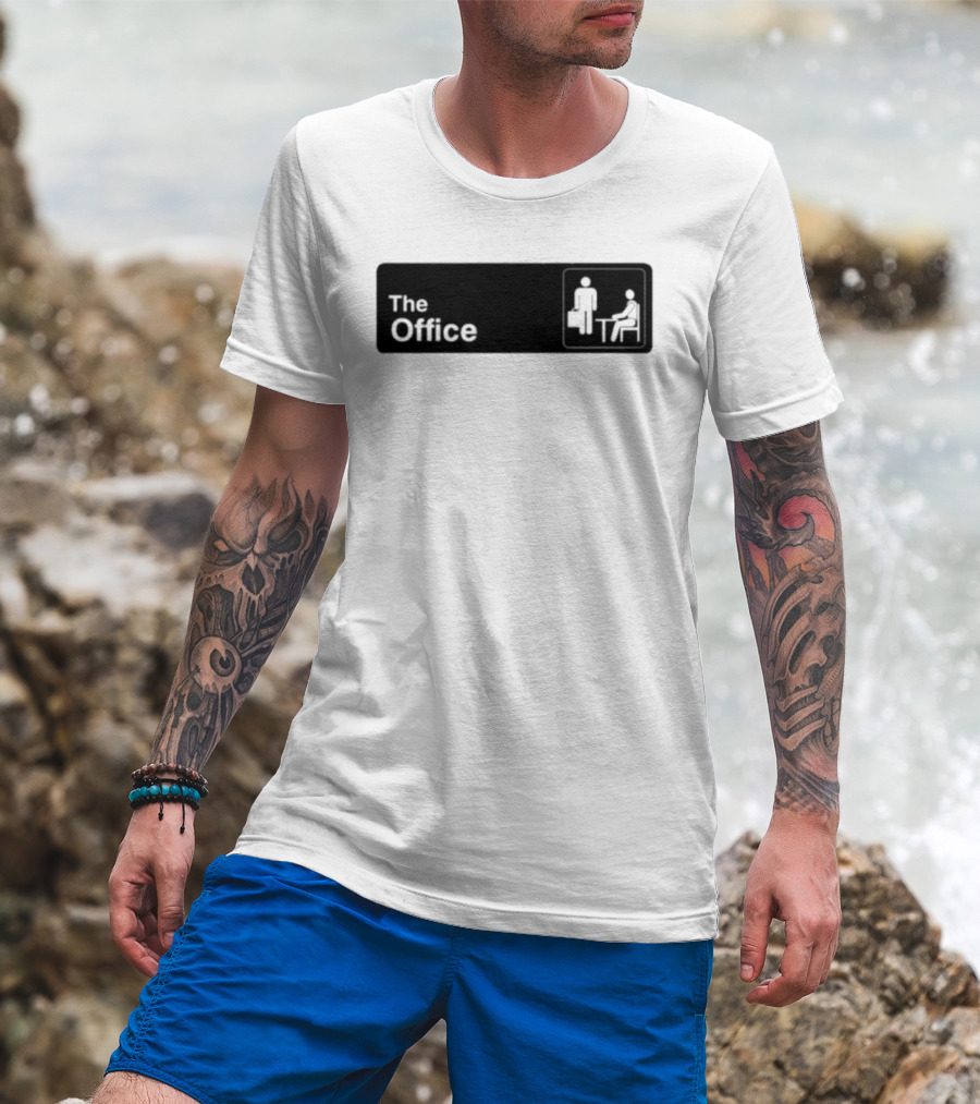The Office TV Show Iconic Logo With Sitting And Standing Figures T-Shirt