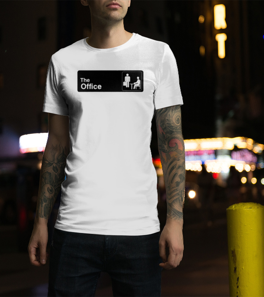 The Office TV Show Iconic Logo With Sitting And Standing Figures T-Shirt