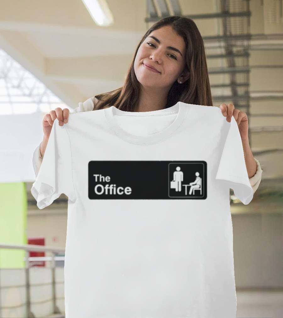 The Office TV Show Iconic Logo With Sitting And Standing Figures T-Shirt