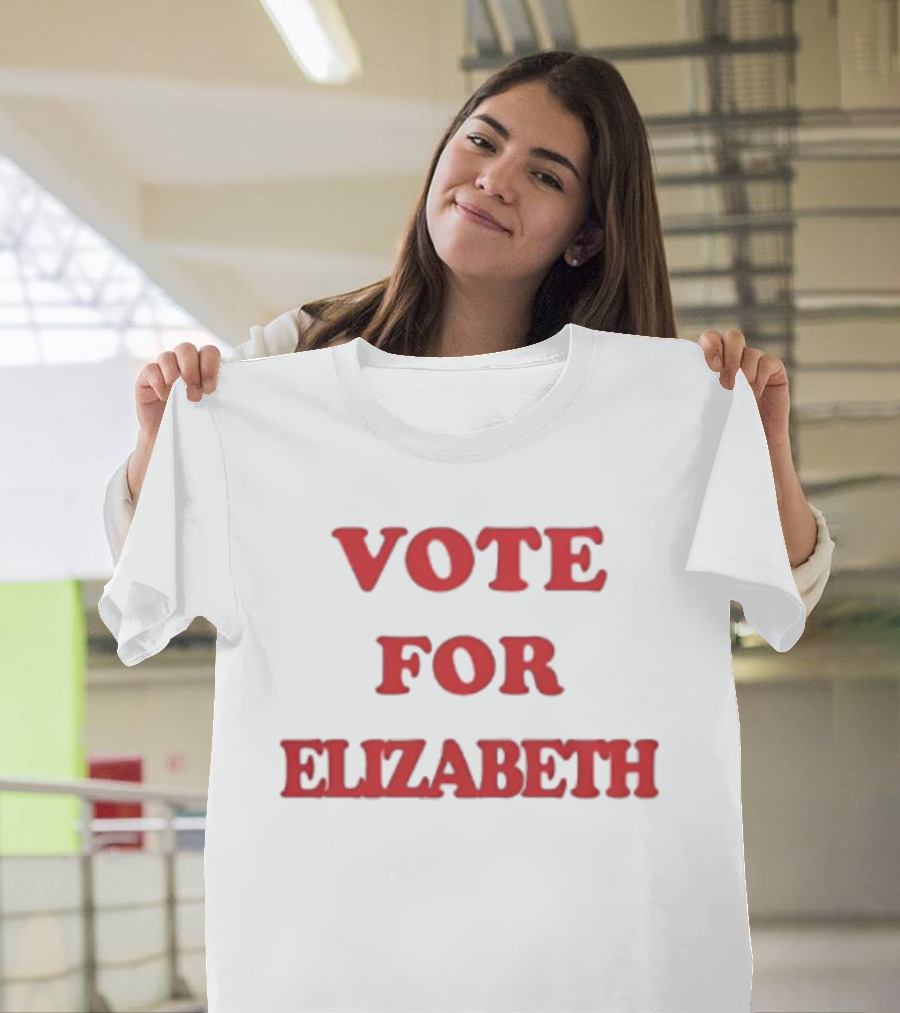 Vote For Elizabeth Bold Red T-Shirt