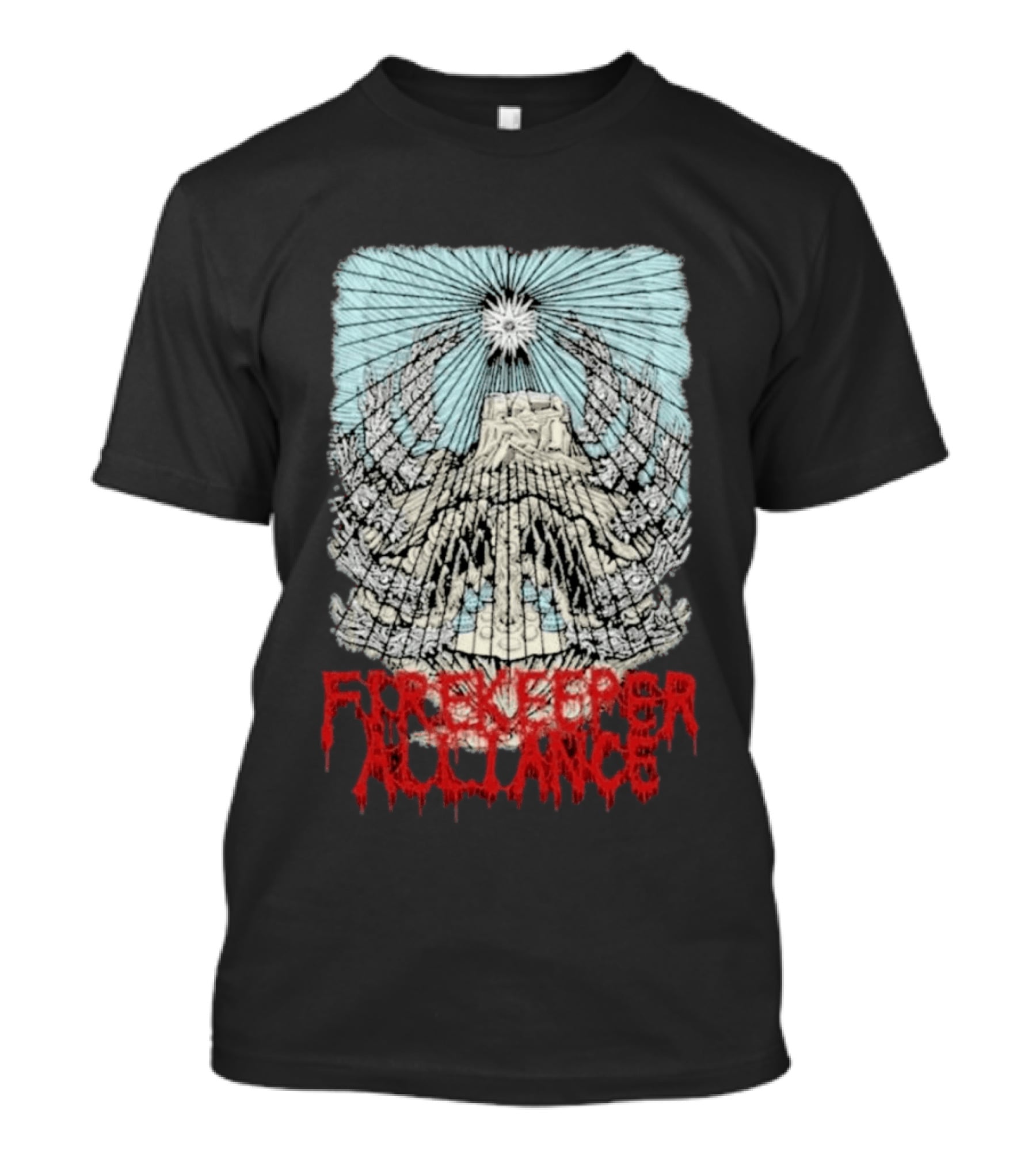 Fire Keeper Alliance Chief Mountain Thomas Hooper T-Shirt