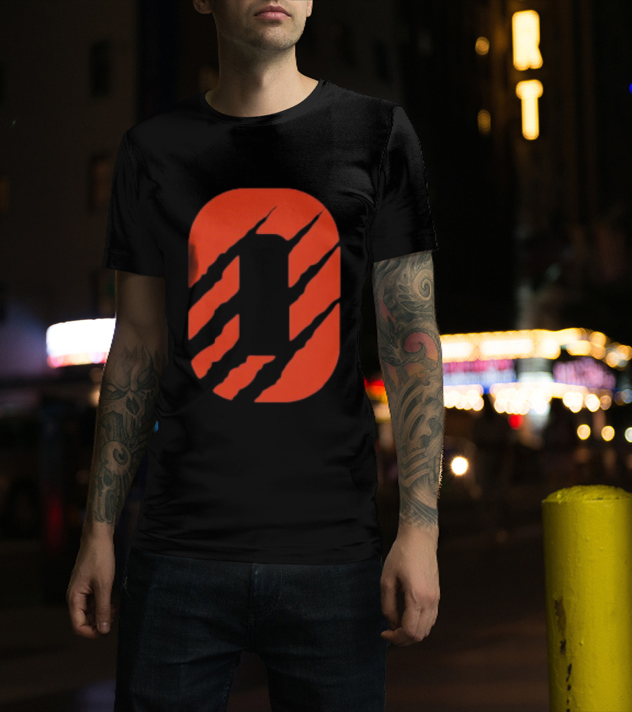 Cincinnati Bengals Clawed Stripes T-Shirt