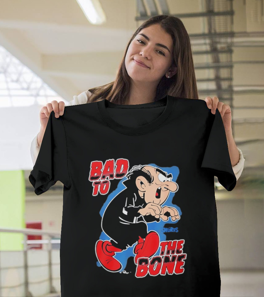 Gargamel Bad To The Bone Smurfs Cartoon Villain T-Shirt
