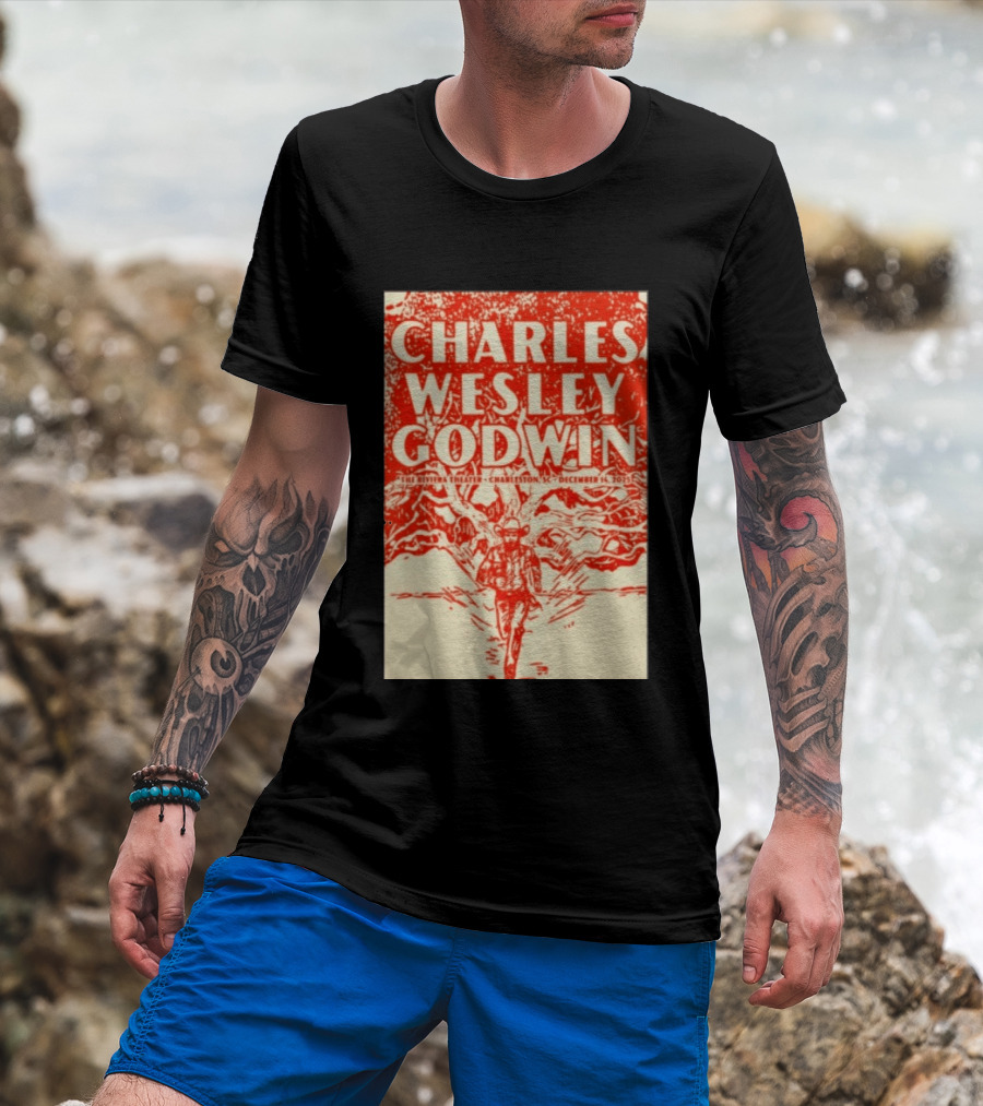 Charles Wesley Godwin Live At The Riviera Theater Charleston SC December 14 2025 T-Shirt
