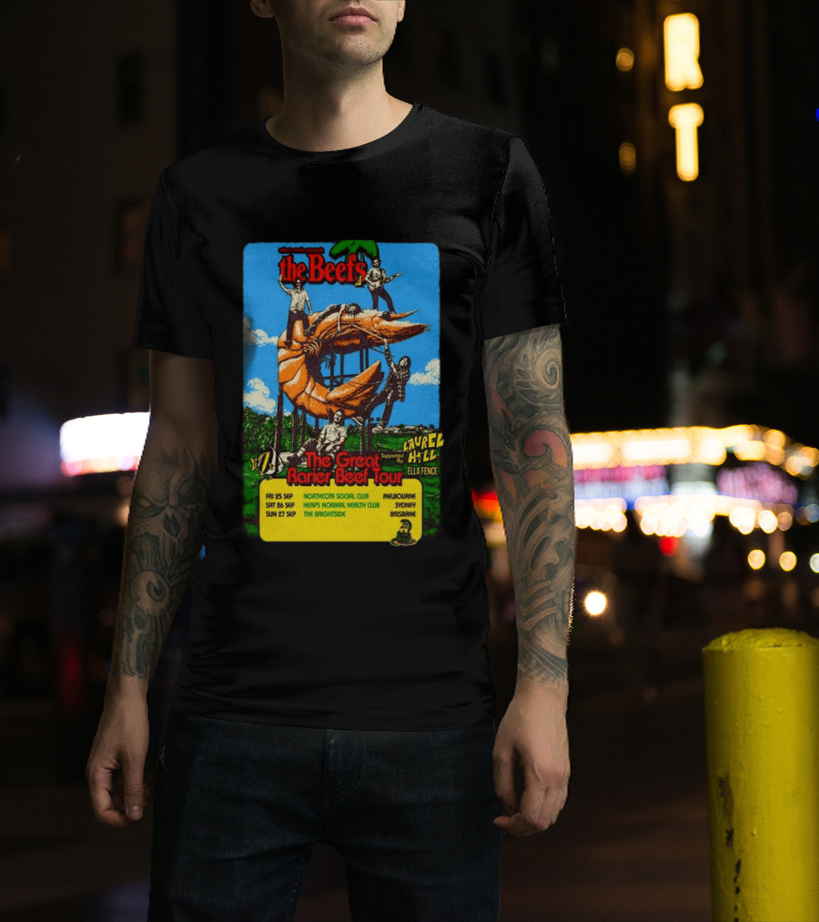 The Beefs 2026 The Great Rarier Beef Tour Melbourne Sydney Brisbane T-Shirt