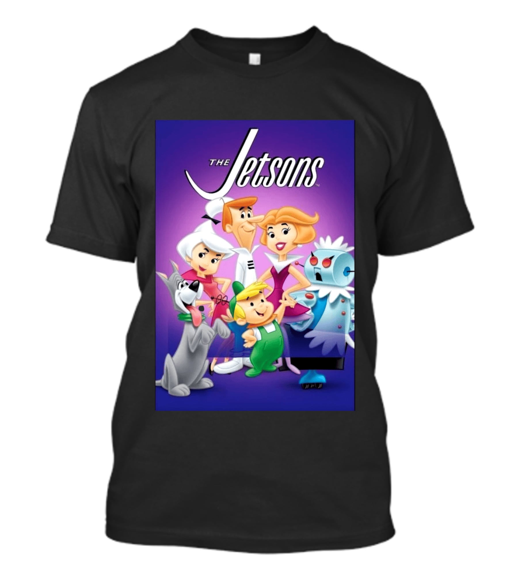 The Jetsons Family 2062 Animation Characters T-Shirt