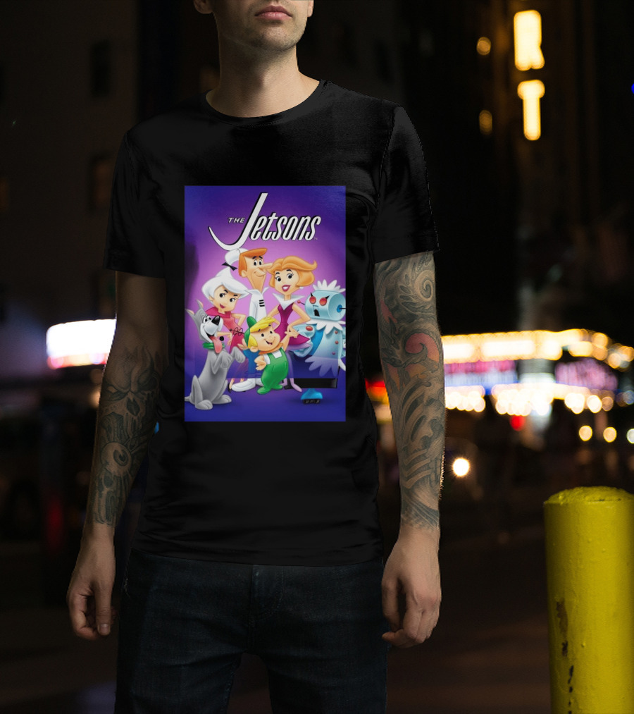 The Jetsons Family 2062 Animation Characters T-Shirt