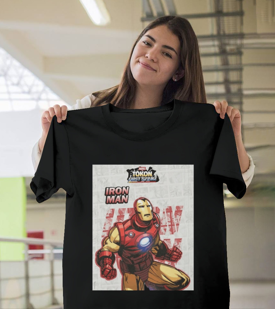 Marvel Tokon First Strike Iron Man Comic T-Shirt