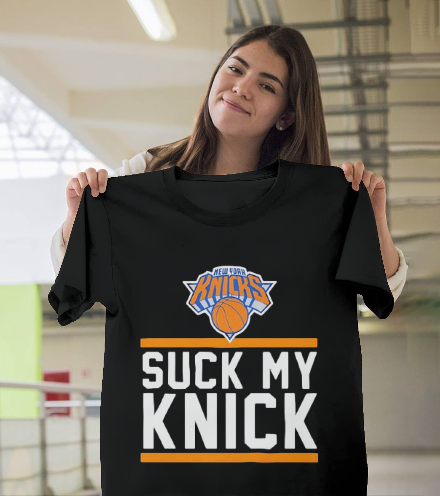 New York Knicks Suck My Knick NBA Basketball T-Shirt