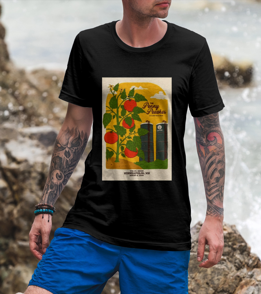 Penny Peaches With Loose Rope Series 7th Street Entry Minneapolis MN August 8 2026 T-Shirt