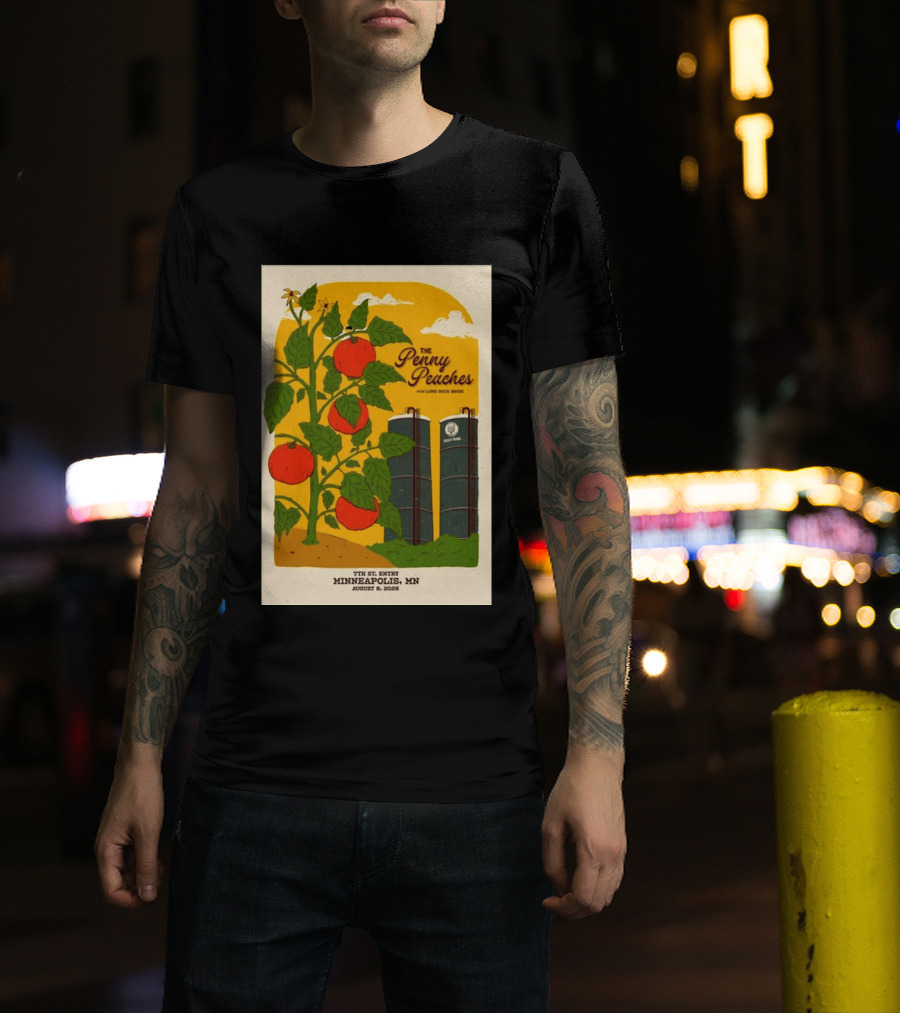 Penny Peaches With Loose Rope Series 7th Street Entry Minneapolis MN August 8 2026 T-Shirt