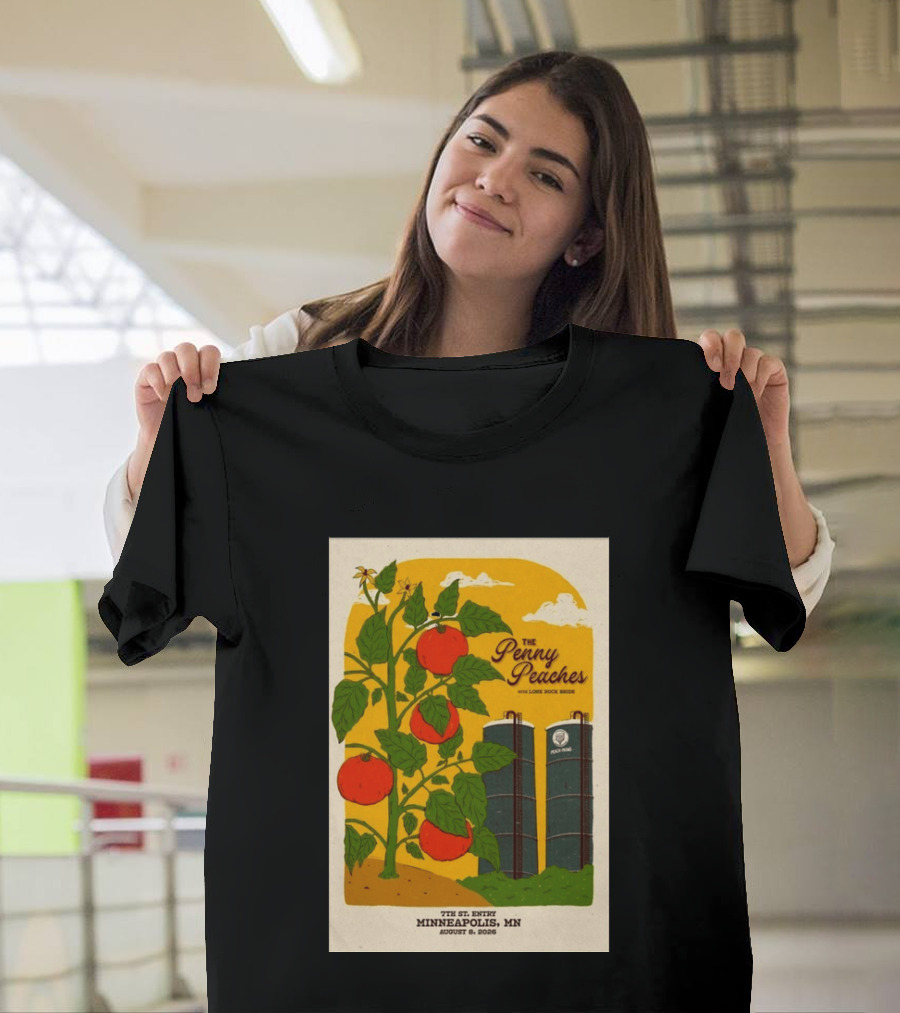 Penny Peaches With Loose Rope Series 7th Street Entry Minneapolis MN August 8 2026 T-Shirt