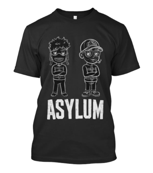 Asylum Remake Store Cartoon Characters T-Shirt