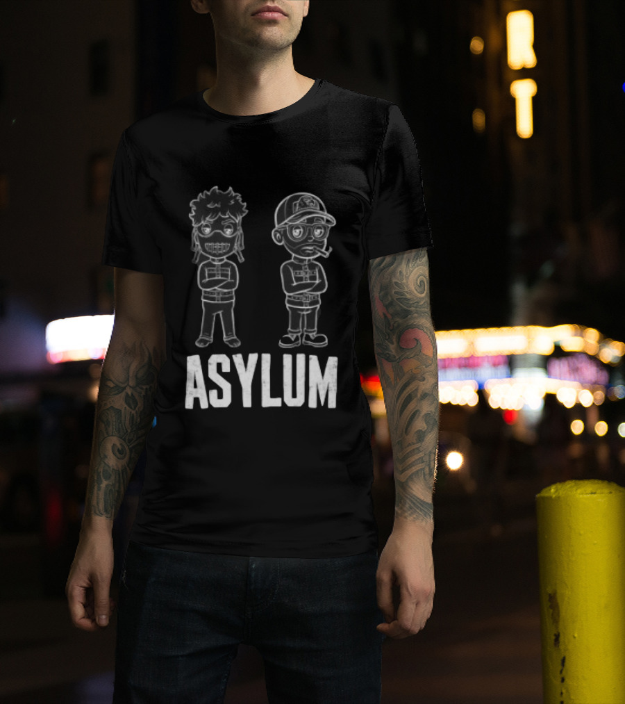 Asylum Remake Store Cartoon Characters T-Shirt