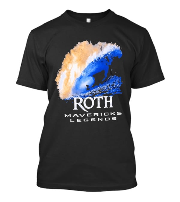 Roth Mavericks Legends Surfing Big Wave Iconography T-Shirt
