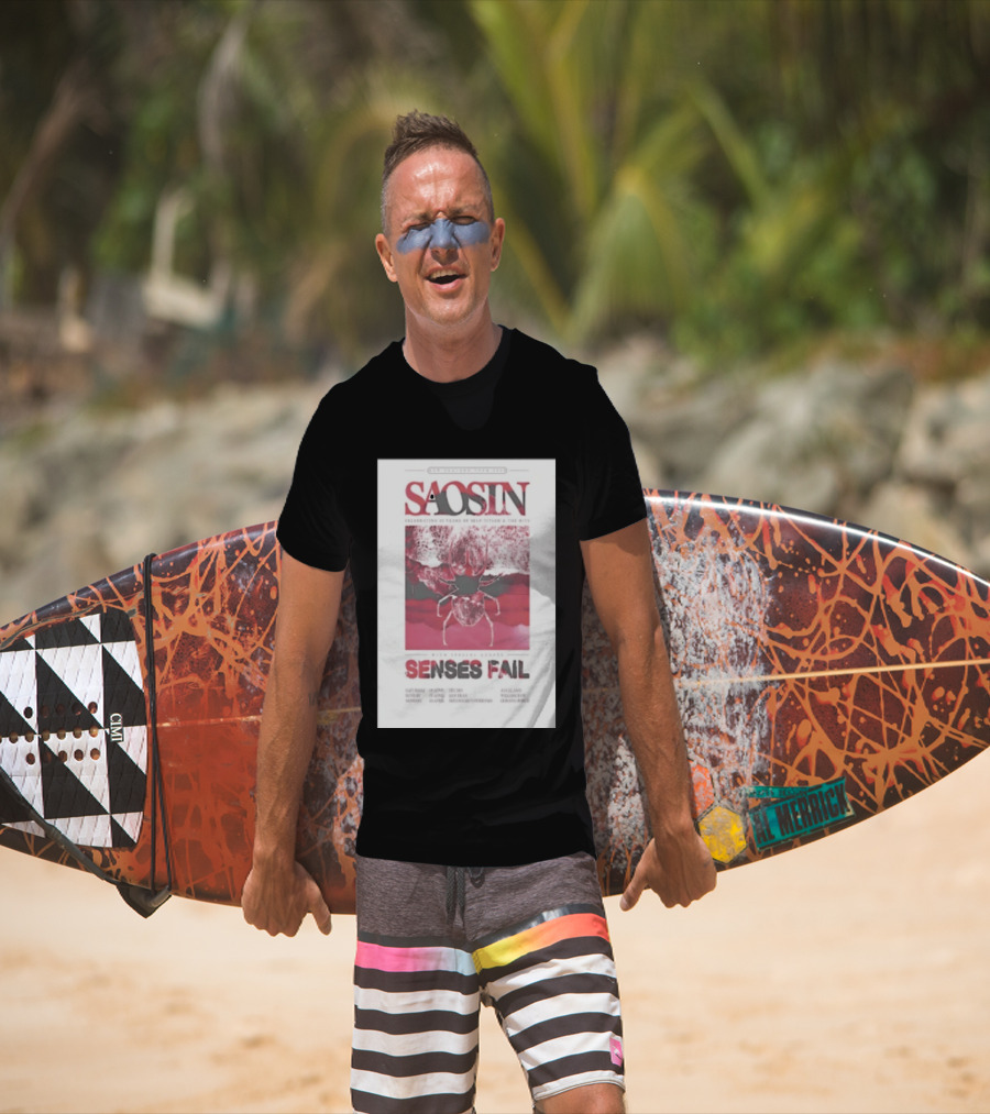 Saosin Sense Fail 2026 New Zealand Tour T-Shirt