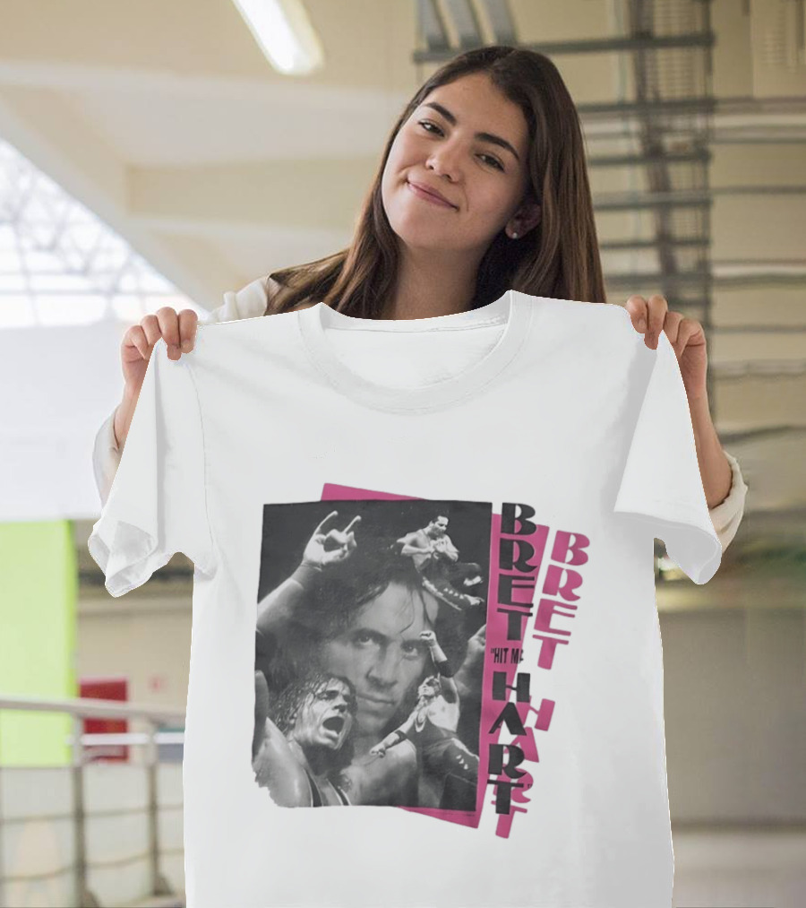 Bret Hit Man Hart WWF Wrestling Legend T-Shirt