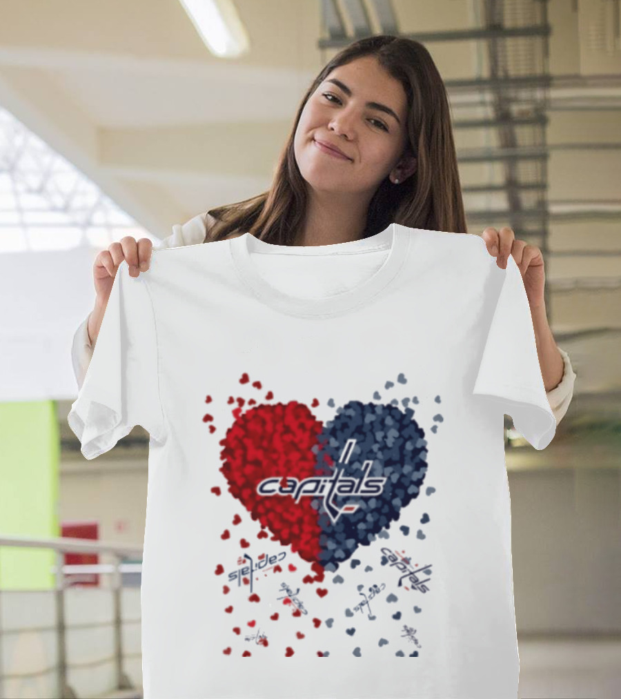 Original Capitals Heart Washington Hockey NHL 2026 T-Shirt