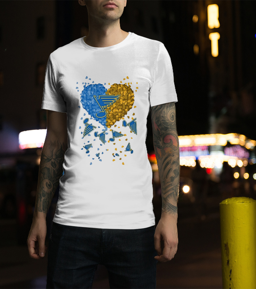 Classic St Louis Blues Heart NHL Hockey 2026 T-Shirt