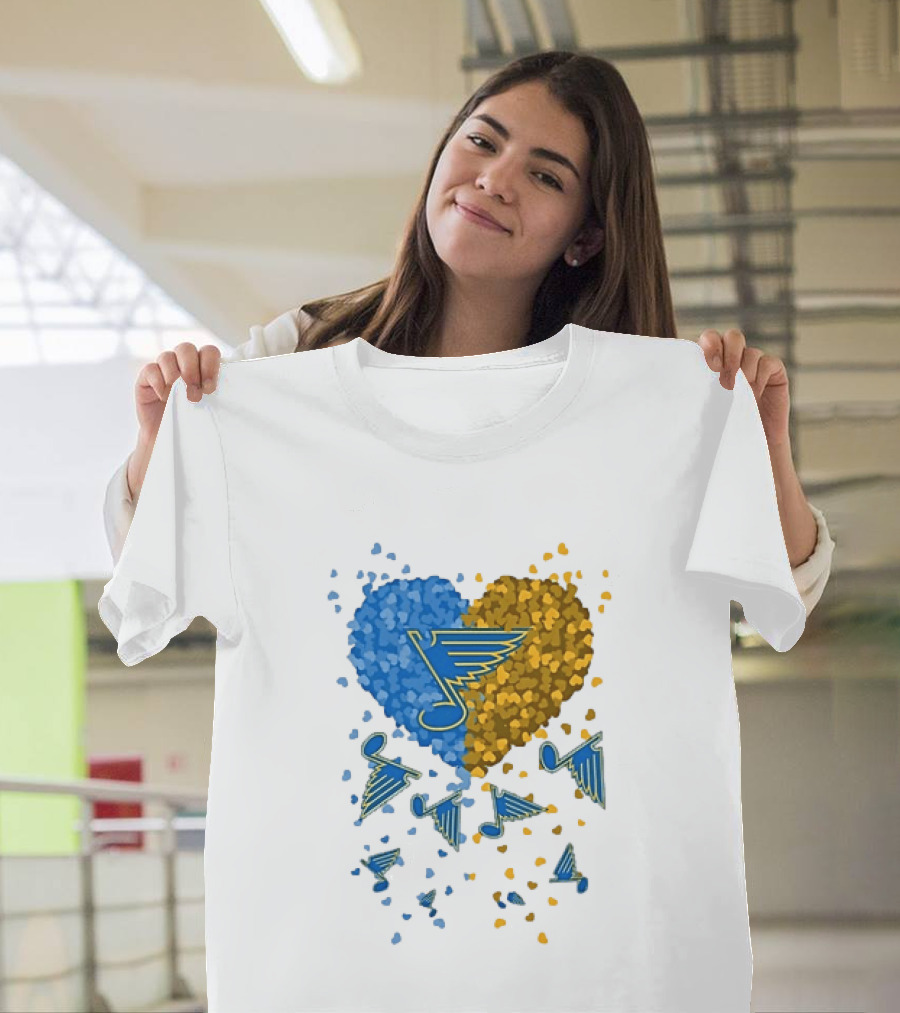 Classic St Louis Blues Heart NHL Hockey 2026 T-Shirt