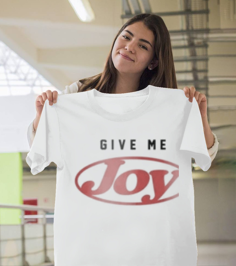 Elle Limebear Store Joy Give Me White T-Shirt