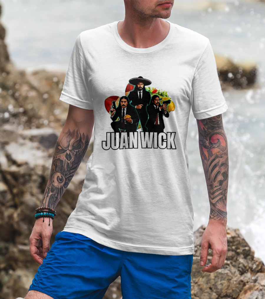 Juan Wick John Wick Taco Sombrero Mexican T-Shirt