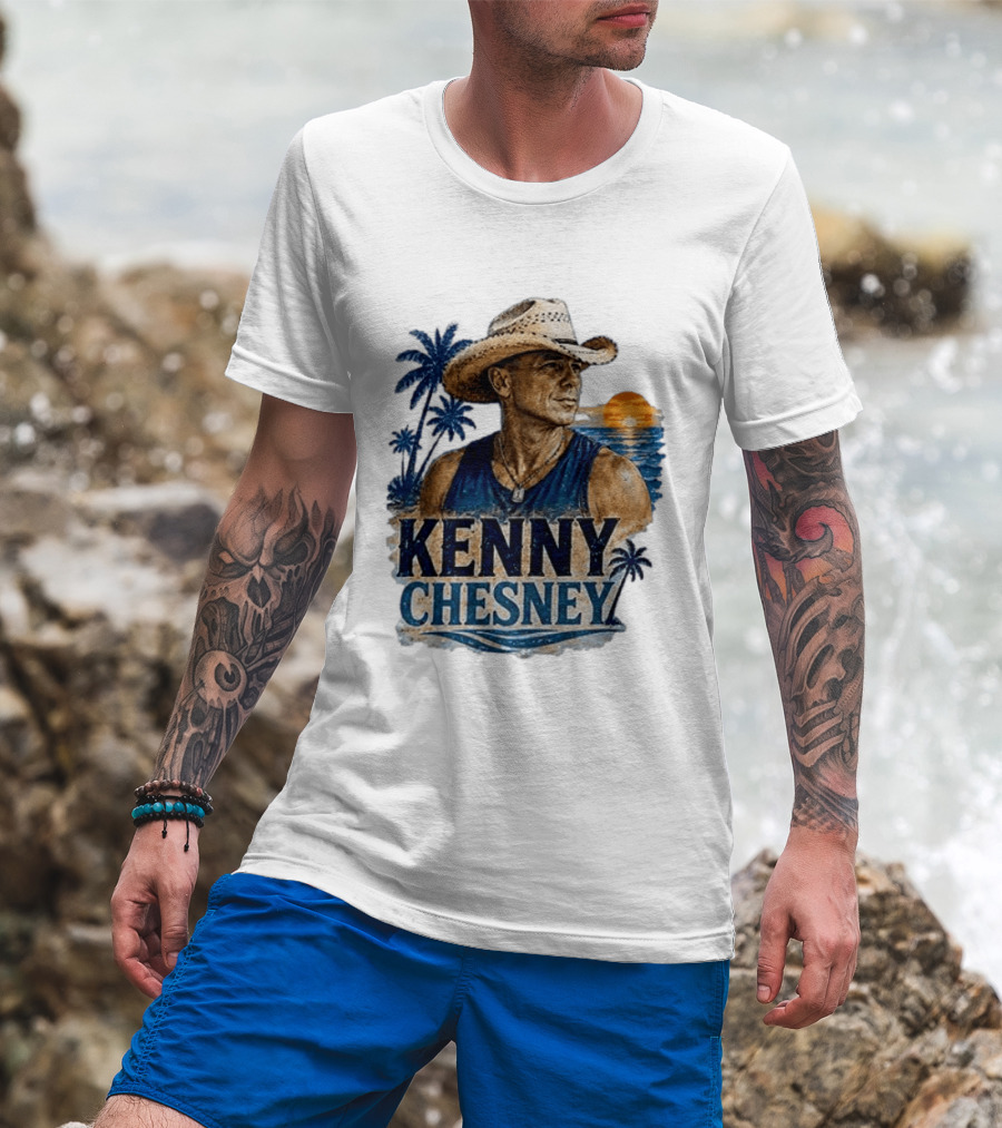 Kenny Chesney Is My Jam Tropical Beach Sunset Vibes T-Shirt