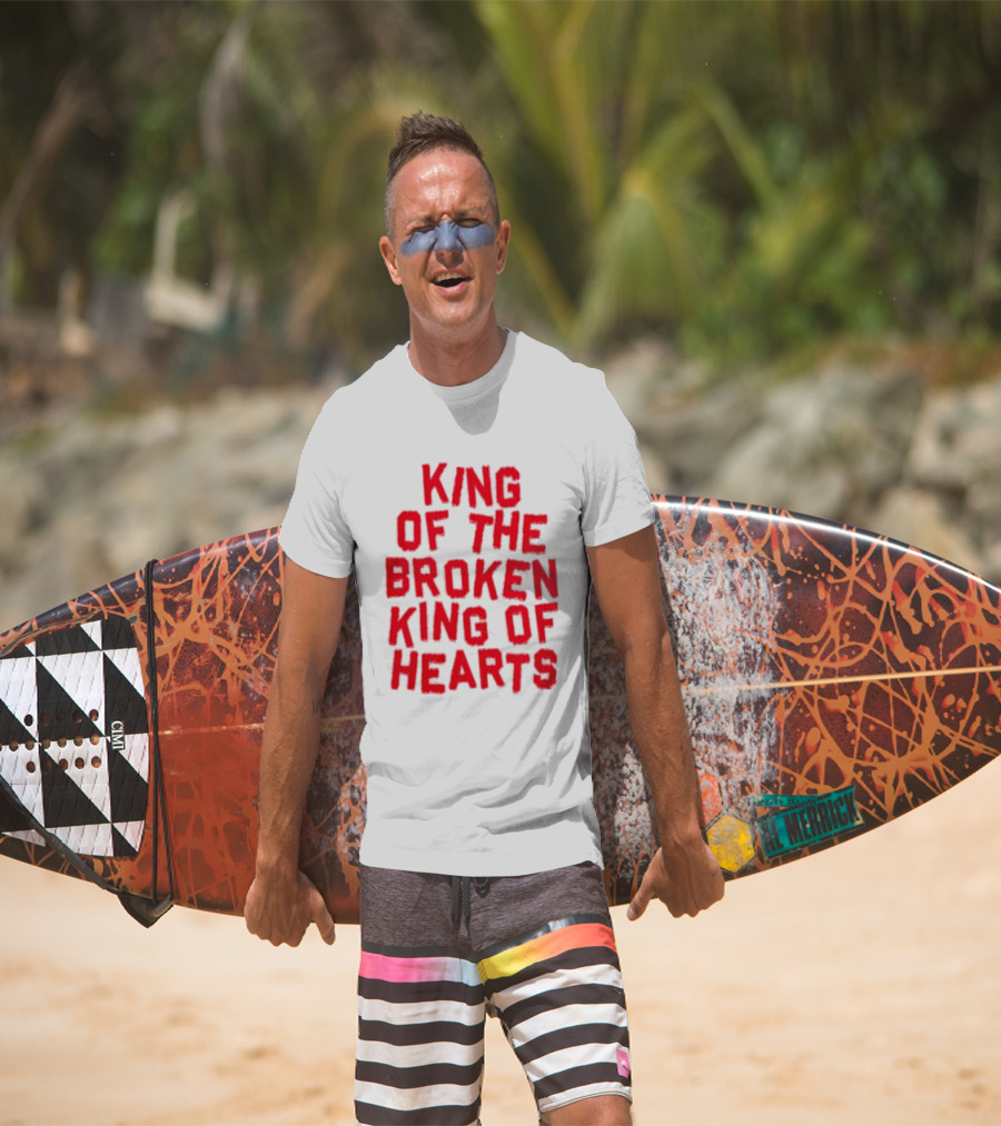 King Of The Broken King Of Hearts Bold Red T-Shirt