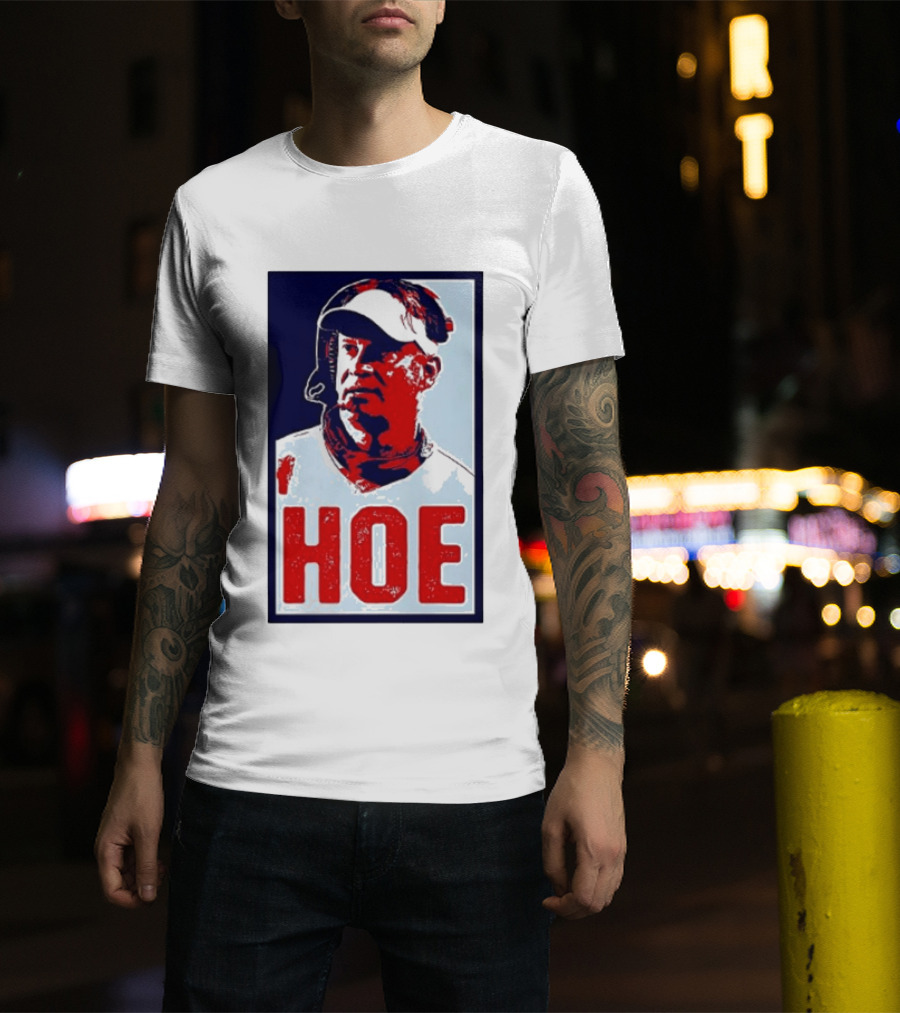 Lane Kiffin Hoe Red Blue Artistic T-Shirt
