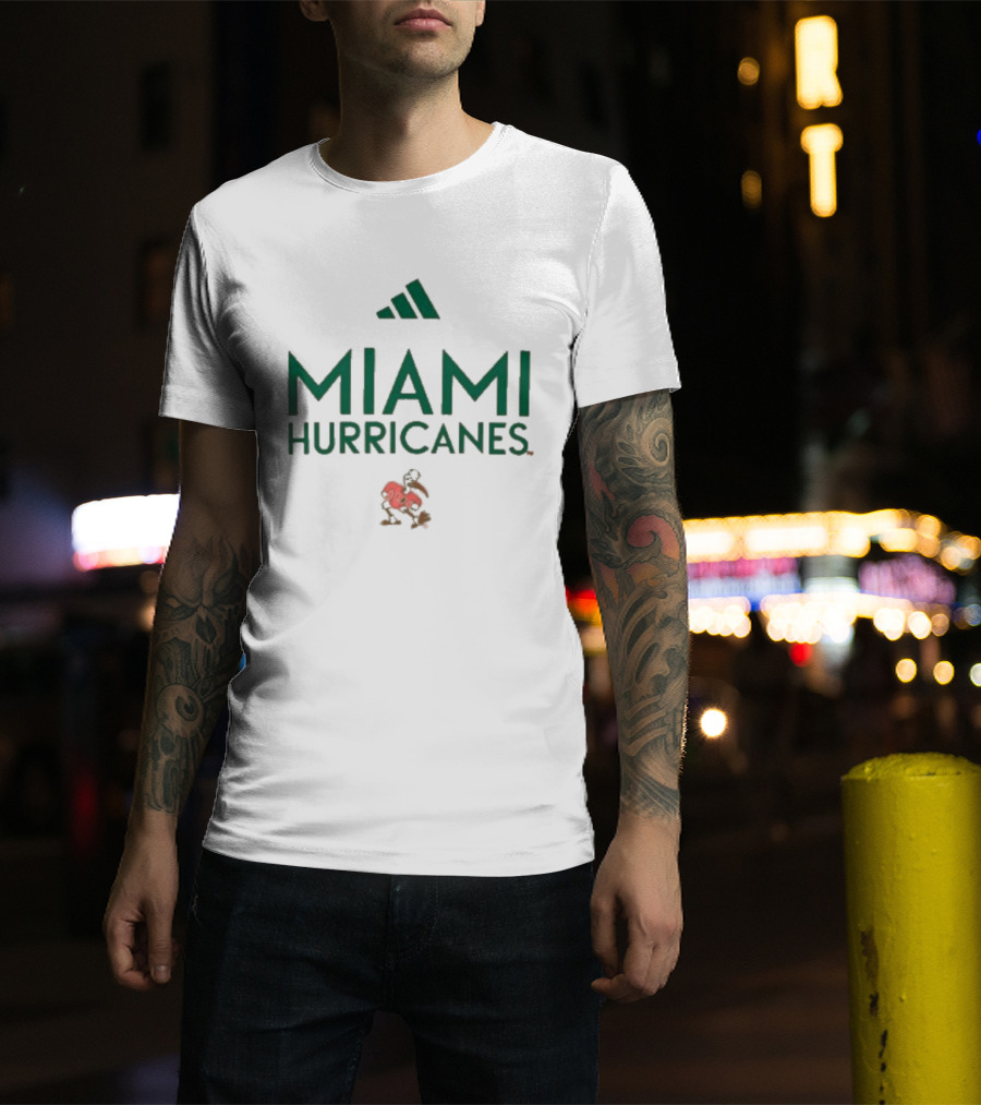 Miami Hurricanes Adidas T-Shirt
