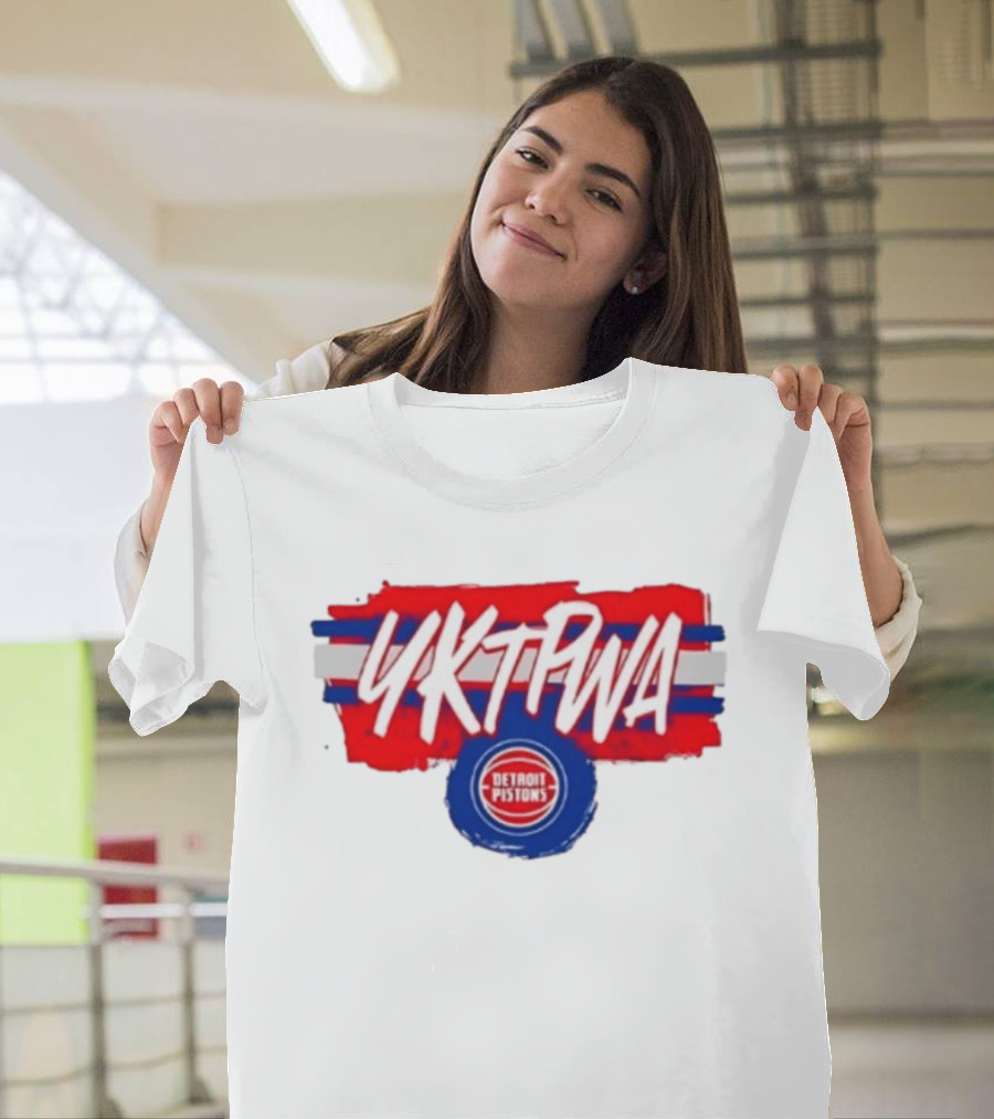 Yktpwa Detroit Pistons Celebration T-Shirt