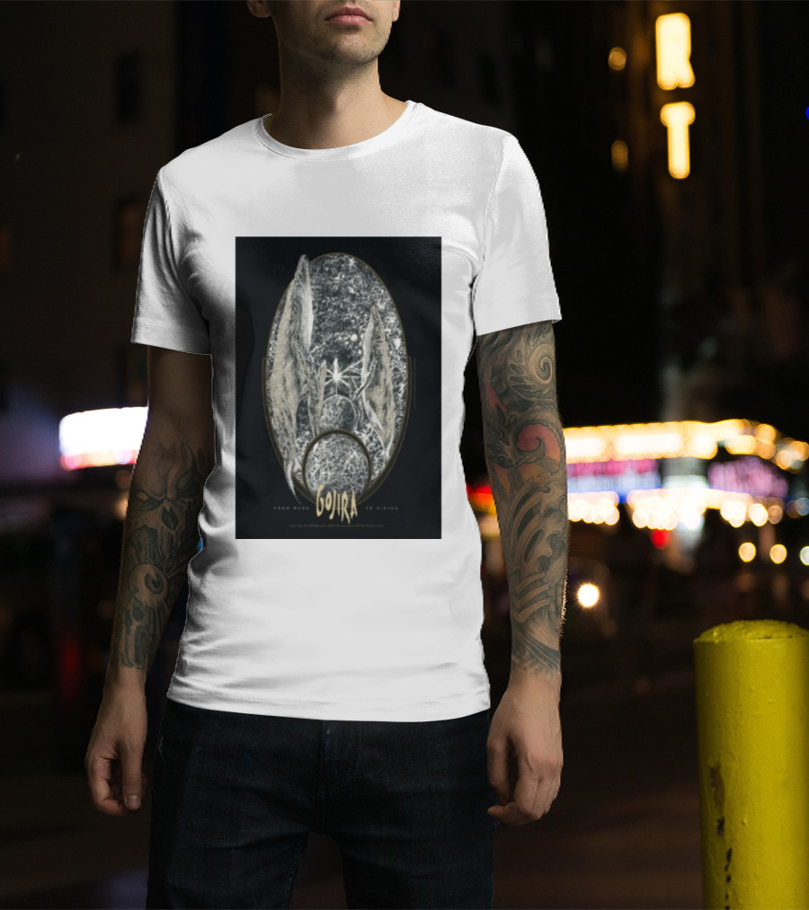 Gojira From Mars To Sirius Saint Herblain France Event December 2 2025 T-Shirt